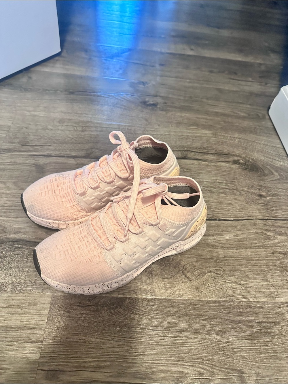 Under Armour Pink Knit Athletic Sneakers